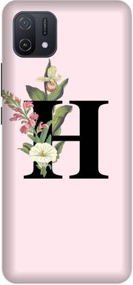 PHONE WALEY.COM Back Cover for OPPO A16k , CPH2349 , H letter,H name H word , Printed Back Cover