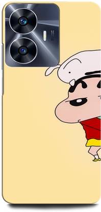 ORBIQE Back Cover for Vivo Y02T SHINCHAN, CARTOON. FUNNY, CUTE, SHINCHAN