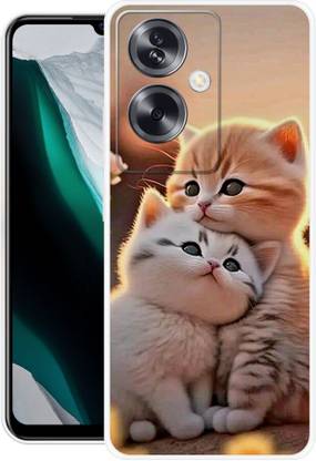 INTELLIZE Back Cover for OPPO A79 5G CAT, CUTE CAT, ANIMAL, SWEET CAT