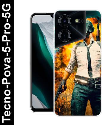 DEVLIYACASE Back Cover for Tecno Pova 5 Pro 5G, PUBG, GAME, PLAYERUNKNOWNBATTLEGROUNDS