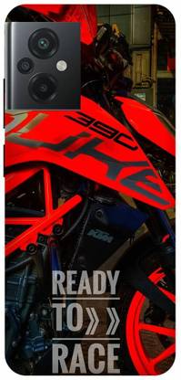 FRONK Back Cover for POCO M5, MZB0CEZIN, KTM, DUKE, BIKE, LOVER