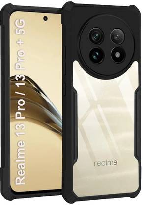 ShieldTech Back Cover for Realme 13 Pro Plus 5G Black Mobile Back Cover Case For Realme 13 Pro Plus 5G