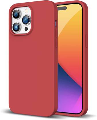 VONZEE Back Cover for iPhone 13 Pro Max Liquid Silicone Case with Soft Microfiber Cloth Lining Case Cover