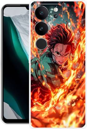 ORBIQE Back Cover for Vivo V29 5G V2250 DEMON SLAYER, ANIME, NARUTO, ACTOR