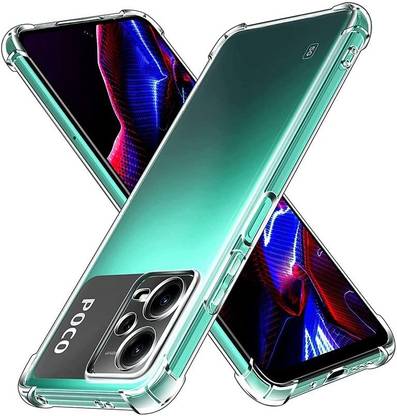 S-Softline Back Cover for POCO X5 5G, Transparent Soft Silicon TPU Shockproof