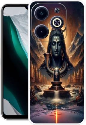 Indus Back Cover for Infinix HOT 40i, Shiv, Angry, Shiv, Ling, Mahakal, 558