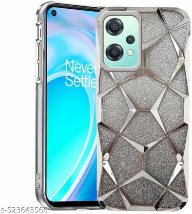 casohitech Back Cover for OnePlus Nord CE 2 Lite 5G, OnePlus Nord CE 2 Lite 5G, Geometric 3D Cube, Diamond Bling Shiny