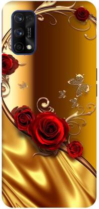 ADZIRE Back Cover for realme 7 Pro, RMX2170, GOLDEN, ROSE, DREAM, RED, GOLD, ROSE