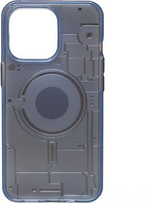 The Hatke Back Cover for Trans Sierra Blue silicon Case for Apple iphone 13 Pro Max