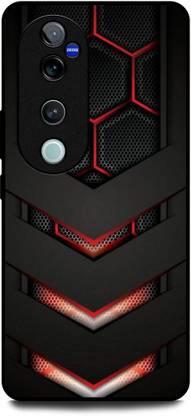 WallCraft Back Cover for Vivo V40 Pro 5G (BLACK SHARK, RED EDGE, VALOR, TEXTURE, ABSTRACT