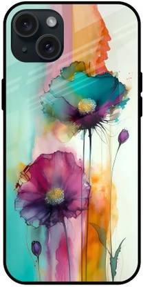 QRIOH Glass Back Cover for Apple iPhone 15 Plus