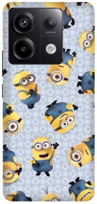 DIKRO Back Cover for REDMI Note 13 5G, YELLOW, MINIONS, CARTOON, FUNNY