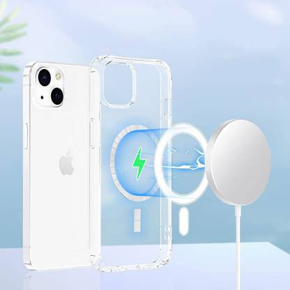 Zapper Back Cover for BUILT IN MAGNETIC MAGSAFE ACRYLIC CLEAR CASE FOR APPLE IPHONE 15