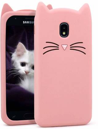 RICHBURG Back Cover for Samsung Galaxy J7 Pro | 3D Cute Kitty Case |Soft Rubber Back Cover