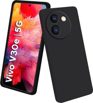 Vshop Back Cover for Liquid Silicon Back Cover Case for Vivo V30e 5G