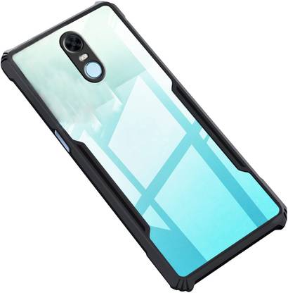 SUNSHINE Back Cover for REDMI NOTE 4| Shockproof Crystal Clear | 360 Degree Protection | Black Case Cover