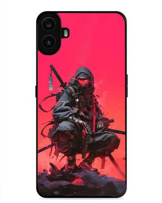 leeon Back Cover for Nothing CMF Phone 1, Cyberpunk Ninja Katana