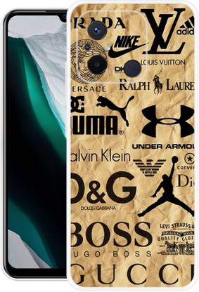 Indus Back Cover for REDMI 12C, Puma, Louis, Vuitton, Nike, Jordan, 487