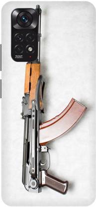 Bluvver Back Cover for Redmi Note 11S, 2201117Sl, Printed Army Gun Back Cover