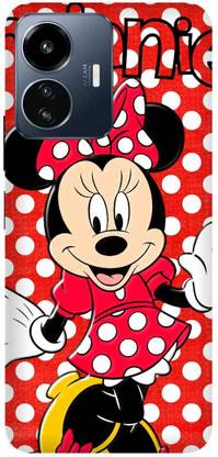 DIKRO Back Cover for vivo Y77 5G, V2169, MICKEY, MOUSE, MINNIE, MOUSE, DOLL, TEDDY, LOVE