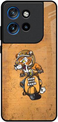 QRIOH Glass Back Cover for Motorola Edge 50 Neo 5G