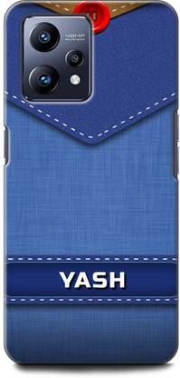 WallCraft Back Cover for Realme Narzo 50 5G, RMX3395 YASH NAME, Y LETTER, BLUE, JEANS, ALPHABET, DESIGN