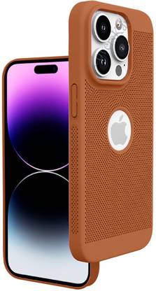MobiLooks Back Cover for Apple iPhone 14 Pro Max, Heat Dissipation Grid Ultra Hybird Paper Slim Case