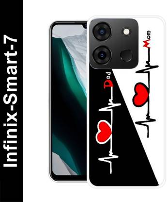 DEVLIYACASE Back Cover for Infinix Smart 7 MOM LOVE, QUEEN, MOM DAD LOVE, MOM LIFE DAD