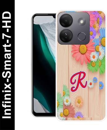 LUCKY MOBI.COM Back Cover for Infinix Smart 7 Hd, R NAME, R LOVE, R ALPHABET, R LETTER NAME