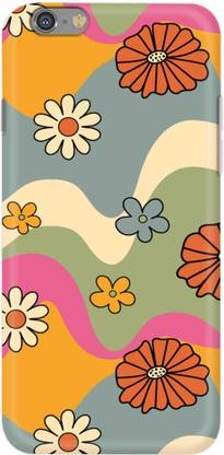 NDCOM Back Cover for iPhone 6 / iPhone 6s Retro Floral Print Printed Hard Case