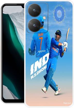 INTELLIZE Back Cover for POCO M6 5G MS DHONI 7, MAHENDRA SINGH DHONI, DHONI, CRICKET, JERSEY