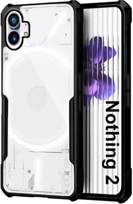 Phone Case Cover Front & Back Case for Nothing Phone 2, Nothing Phone 2 5G Transparent