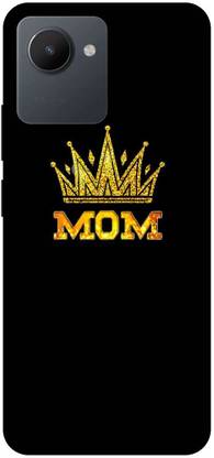Bluvver Back Cover for realme C30, RMX3581, Mom,Mother,Mom Love You,Logo