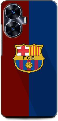 INDICRAFT Back Cover for Realme Narzo N55 BARCELONA, EMBLEM, FOOTBALL, FCB, SPORTS