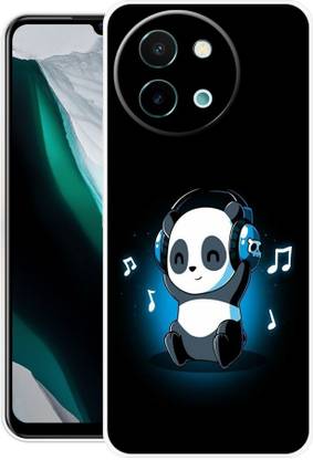 iprinto Back Cover for vivo Y58 5G, V2355 CUTE PANDA Printed Back Cover