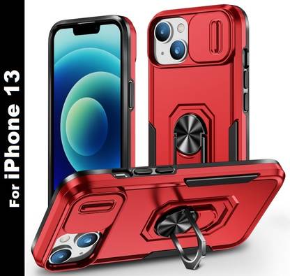 Moshking Back Cover for iPhone 13 Slide Camera Case | Heavy Military Grade 360° Protection Phone Case