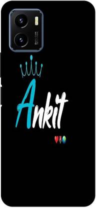 Royal Case Back Cover for Vivo Y15c ANKIT, KING, BLACK, NAME LETTER, TEXTURE, ART, ABSTRACT
