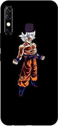 ThePrintlink Back Cover for Infinix Hot 8, X650C, DRAGON, GOKU, ANIME, VEGETA, NEON
