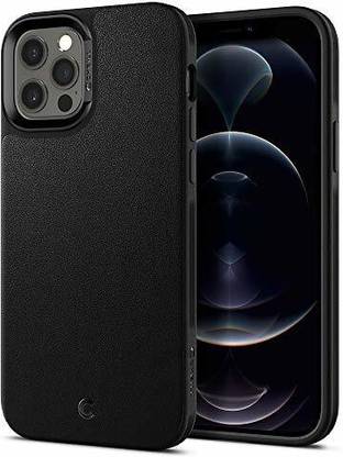 CYRILL by Spigen Leather Brick Back Cover for Apple iPhone 12 Pro, Apple iPhone 12