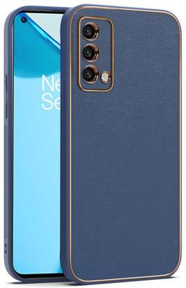 star craftune Back Cover for 1+ Nord CE Premium Leather Chrome Case Covers |Golden Chrome| Genuine Leather