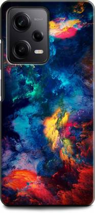 INDICRAFT Back Cover for REDMI Note 12 5G CLOUD STORMS, COLORS, SPACE, GALAXY, COLORFUL