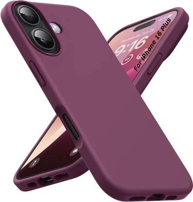 VONZEE Back Cover for iPhone 16 Plus Silky-Soft Full-Body Protective Phone Case, Shockproof Cover