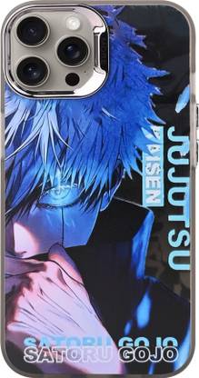 MS-Shield Back Cover for Apple iPhone 15 Pro Max, 3D Anime Gojo Satoru, Embossed High Quality Back Case