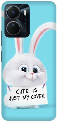 ADZIRE Back Cover for vivo Y56 5G, V2225, CUTE, BUNNY, CAT, RABBIT, CUTE IS JUST MY COVER