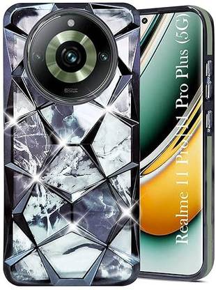 Kovado Back Cover for Realme 11 Pro ( Dual Design Glitter Sparkle and Detachable Diamond Print Case back cover )