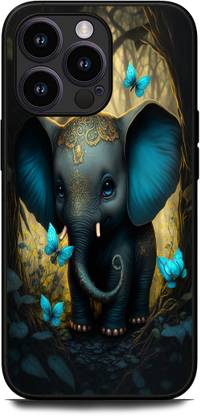 WallCraft Back Cover for APPLE iPhone 14 Pro Max ELEPHANT, BUTTERFLY, CUTE, ANIMAL, PET