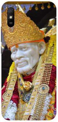 THE NARAYANA COLLECTIONS Back Cover for REDMI 9A-JAI,SAI,RAM,SHIRDI,SAI,BABA,SAI,NATH