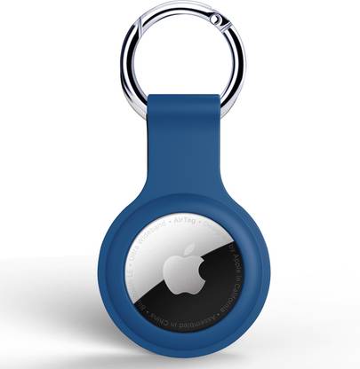 SQUIF Airtag Case Compatible with Apple Airtags Silicone Case Protective Cover Key Chain