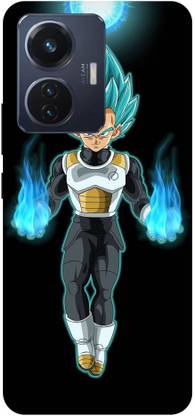 ThePrintlink Back Cover for Vivo T1 44W, DRAGON, GOKU, ANIME, VEGETA, NEON