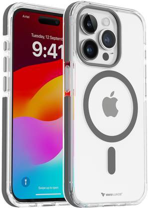 Vaku Luxos Back Cover for Apple iPhone 15 Pro Max, Vortex MagPro Compatible with MagSafe